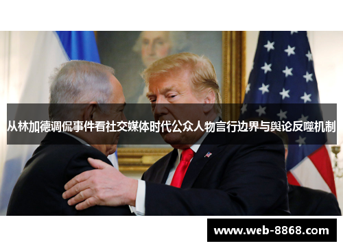 从林加德调侃事件看社交媒体时代公众人物言行边界与舆论反噬机制