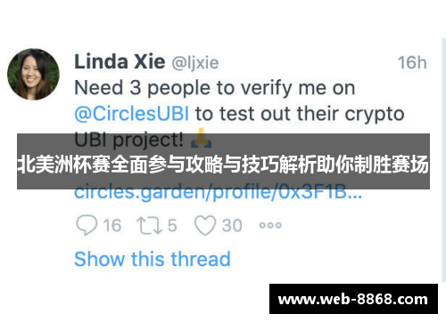 北美洲杯赛全面参与攻略与技巧解析助你制胜赛场